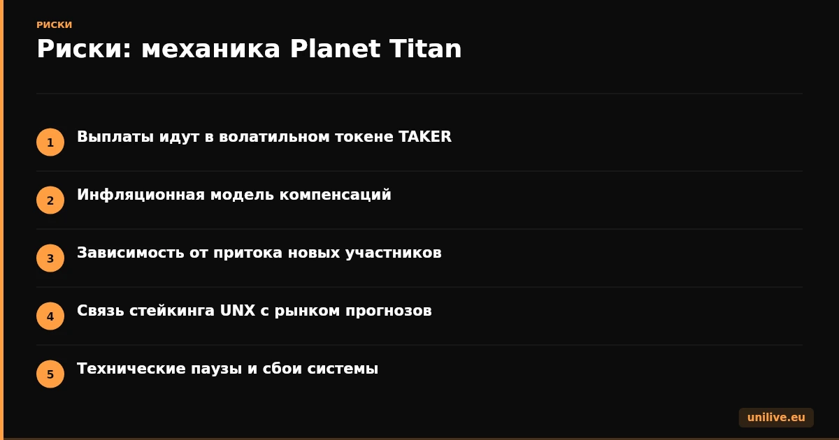 Риски: механика Planet Titan
