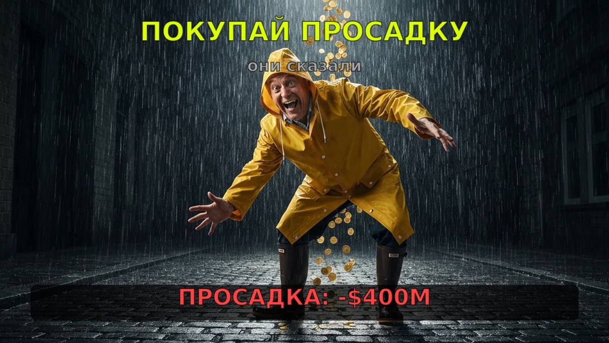 Покупай просадку - мем про падение крипторынка