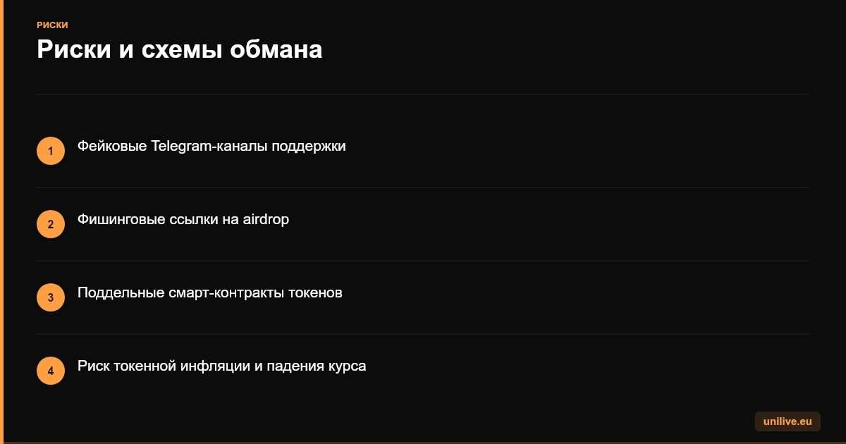 Риски и схемы обмана