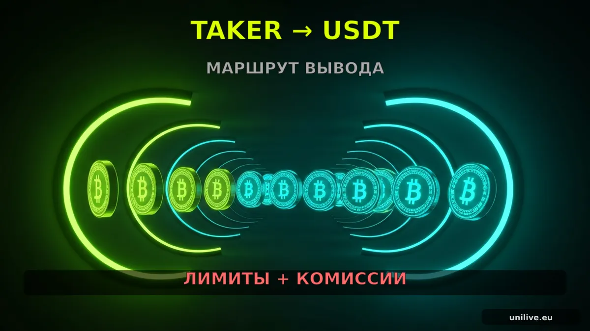Маршрут вывода TAKER в USDT - Planet Titan