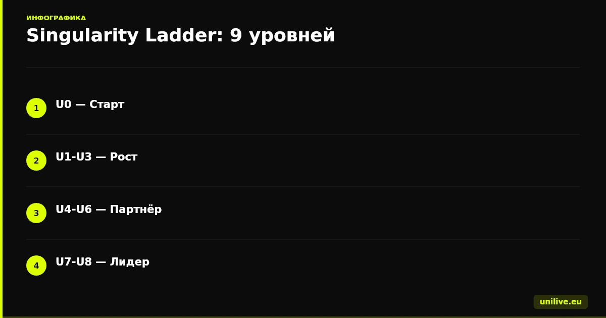 Singularity Ladder: 9 уровней