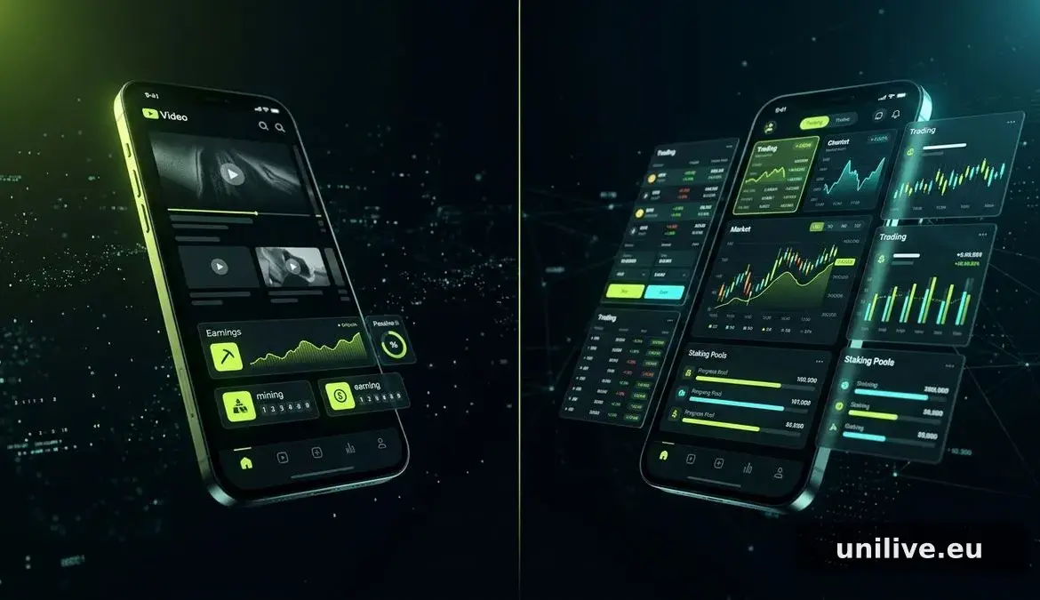 UniLive vs Cheelee: сравнение Watch-to-Earn платформ в 2026