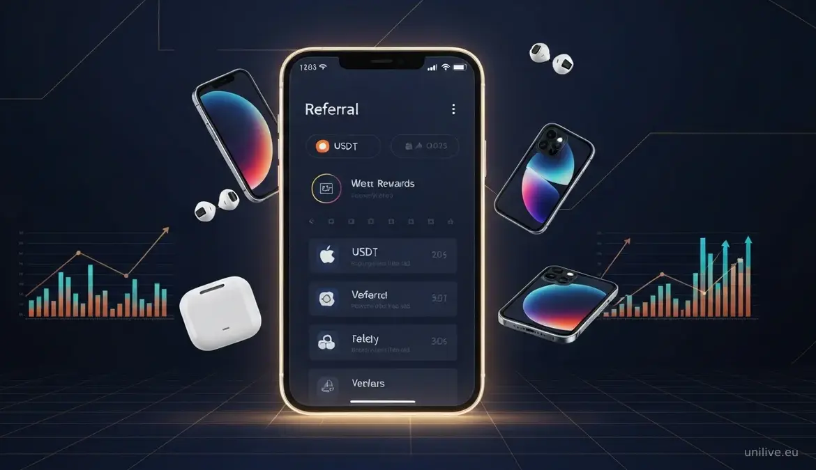 Акция Planet Titan: iPhone 17 за рефералов и 5% в USDT