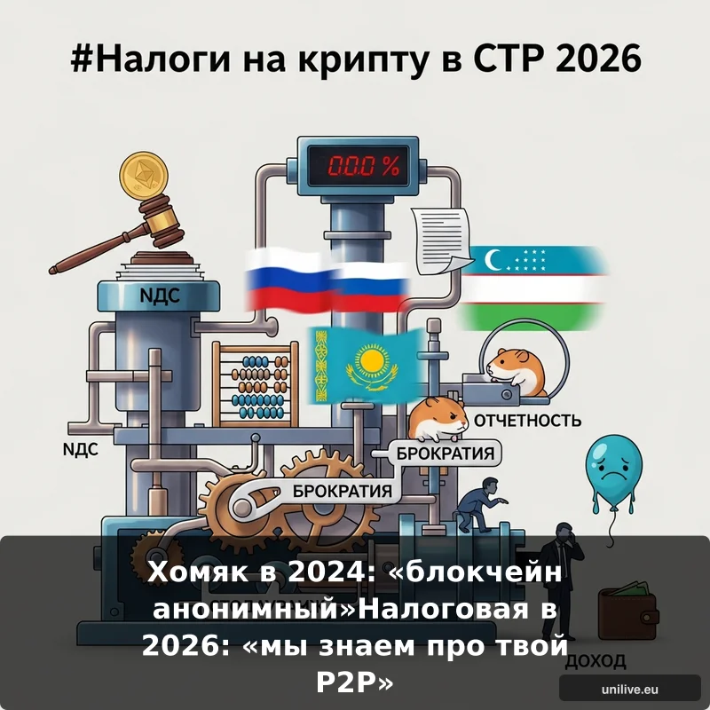 Хомяк в 2024: блокчейн анонимный - Налоговая в 2026: мы знаем про твой P2P