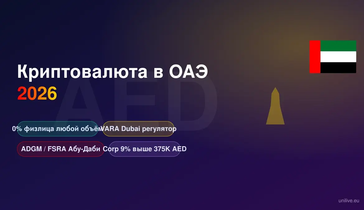 Дубай как крипто-столица: VARA, 0% налог и Free Zone для трейдера