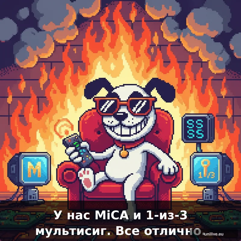 У нас MiCA и 1-из-3 мультисиг. Все отлично.