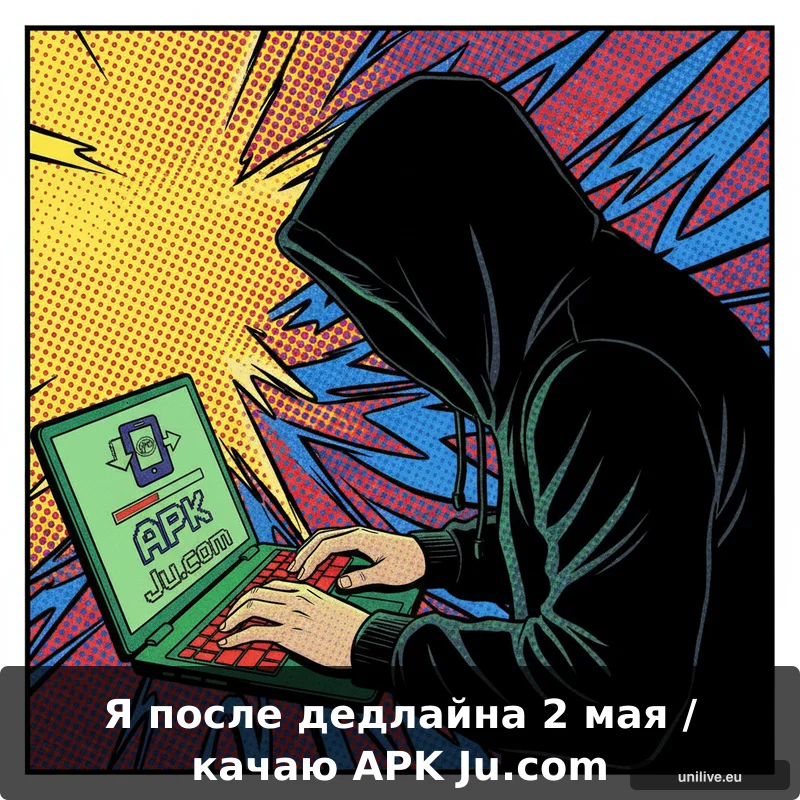 Я после дедлайна 2 мая / качаю APK Ju.com