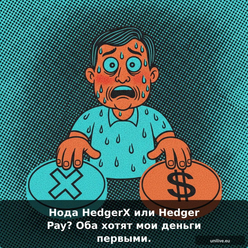 Нода HedgerX или Hedger Pay? Оба хотят мои деньги первыми.