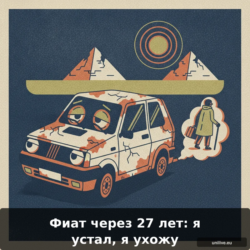 Фиат через 27 лет: я устал, я ухожу
